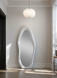 Hanah Home Espejo Cheval Crema